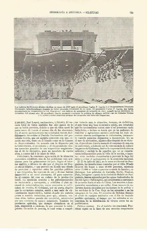 LAMINA ESPASA 21726: Ejercito de Filipinas