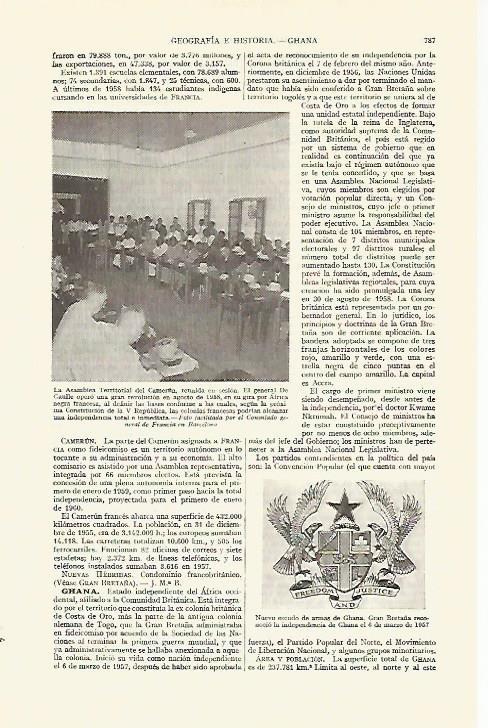 LAMINA ESPASA 21736: Asamblea Territorial de Camerun