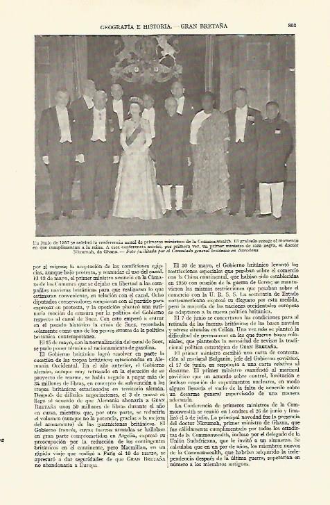 LAMINA ESPASA 21741: Reunion de ministros de la Commonwealth