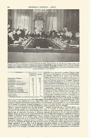 LAMINA ESPASA 21772: Reunion de Italia y Gran Bretaña en 1958