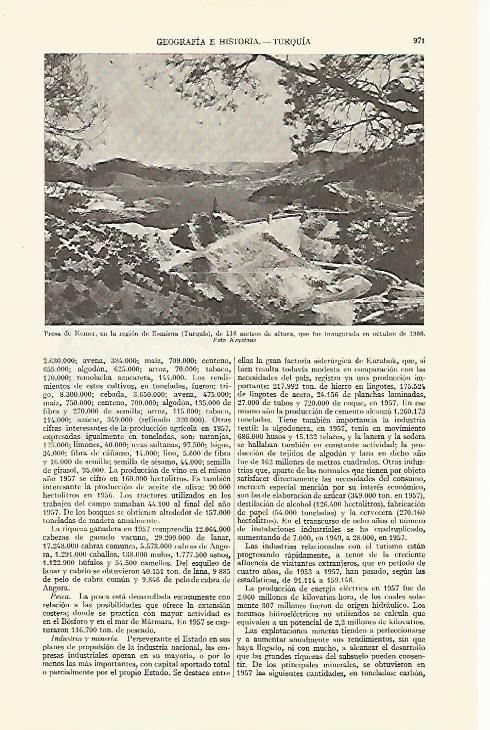 LAMINA ESPASA 21801: Presa de Kemer en Turquia