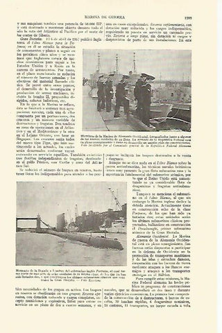LAMINA ESPASA Alemania 21833: Miembros de la Marina de Alemania Occidental