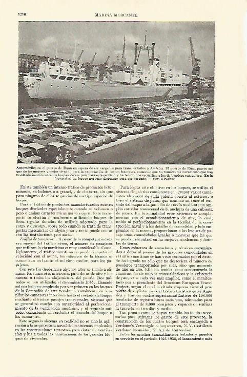 LAMINA ESPASA 21835: Puerto de Ruan