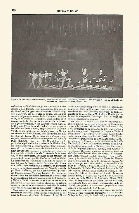 LAMINA ESPASA 21838: Escena de Los Cuatro Temperamentos en Dusseldorf