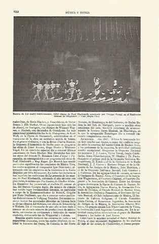 LAMINA ESPASA 21838: Escena de Los Cuatro Temperamentos en Dusseldorf