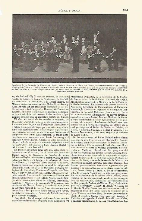 LAMINA ESPASA 21840: Concierto de la Orquesta de Camara de Berlin