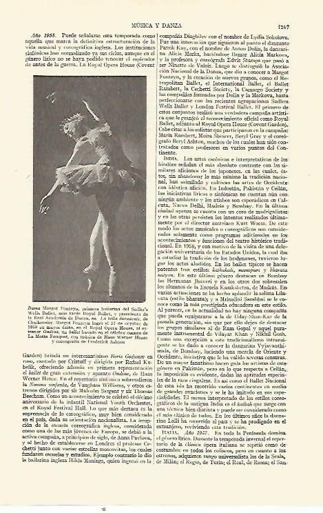 LAMINA ESPASA 21841: Marrgot Fonteyn en La Bella Durmiente