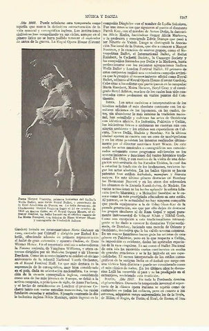 LAMINA ESPASA 21841: Marrgot Fonteyn en La Bella Durmiente