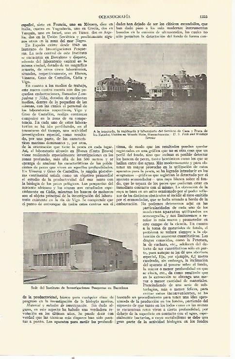 LAMINA ESPASA 21842: Instituto de Investigaciones Pesqueras en Barcelona