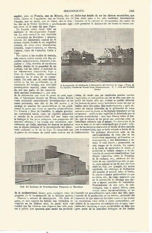 LAMINA ESPASA 21842: Instituto de Investigaciones Pesqueras en Barcelona