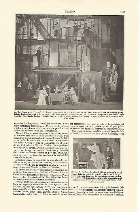 LAMINA ESPASA 21865: Escena de La Celestina