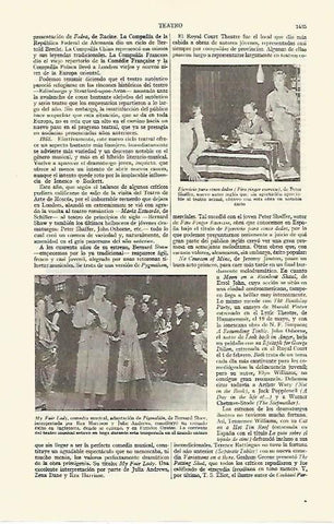 LAMINA ESPASA 21870: Escena de My Fair Lady