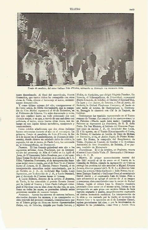 LAMINA ESPASA 21871: Escena d eTempo di cavallette de Ezio d Etrico