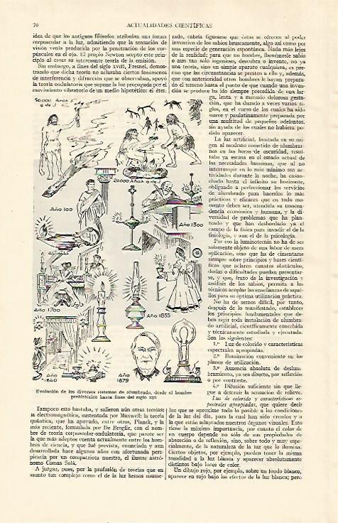 LAMINA ESPASA 21885: Sistemas de alumbrado
