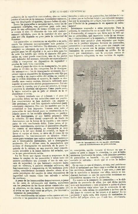 LAMINA ESPASA 21888: Torre para el entrenamiento de paracaidistas