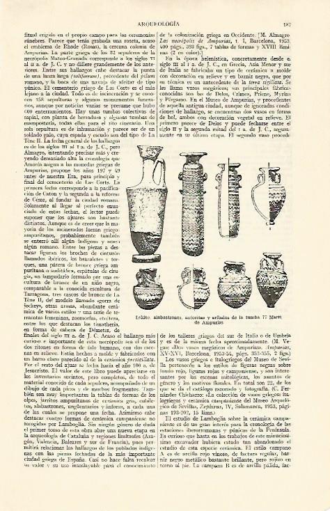 LAMINA ESPASA 21907: Objetos de la tumba 77 Marti de Ampurias