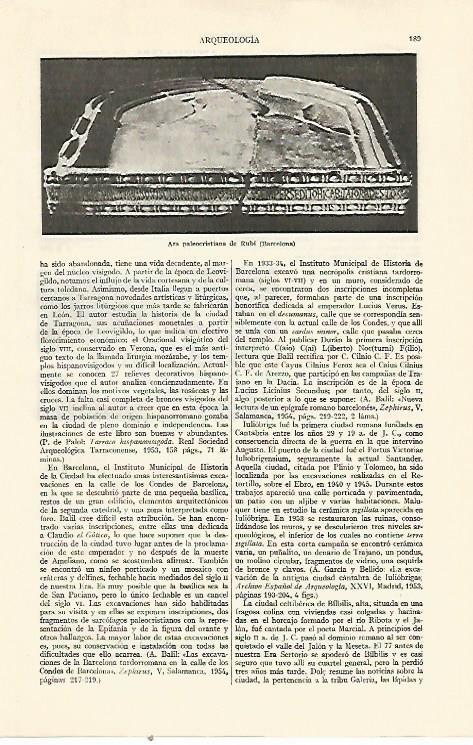 LAMINA ESPASA 21908: Arte paleocristiano de Rubi Barcelona
