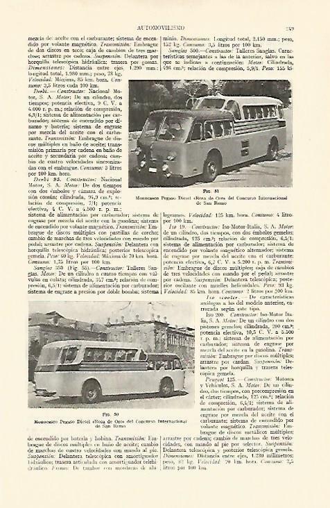 LAMINA ESPASA 21917: Monocasco Pegaso Rosa de Oro y Pegaso Diesel 