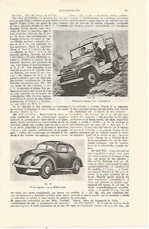 LAMINA ESPASA 21920: Fiat Carmagnola y Wolskwagen