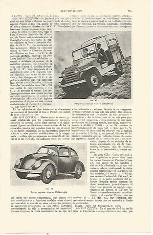 LAMINA ESPASA 21920: Fiat Carmagnola y Wolskwagen