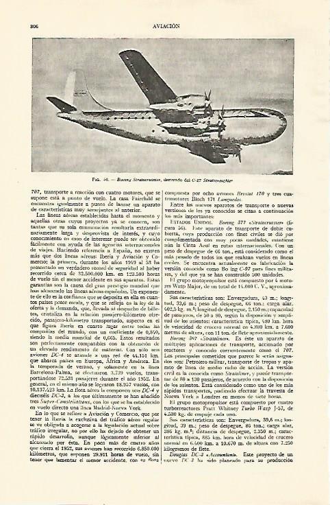 LAMINA ESPASA 21940: Boeing Stratocruisier