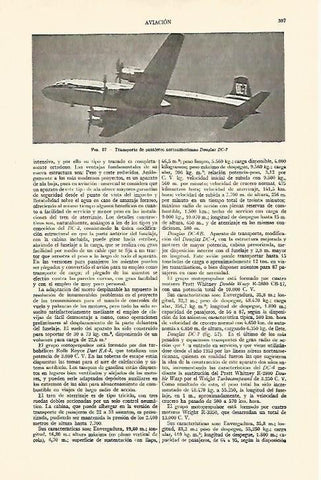 LAMINA ESPASA 21941: Avion Douglas DC-7