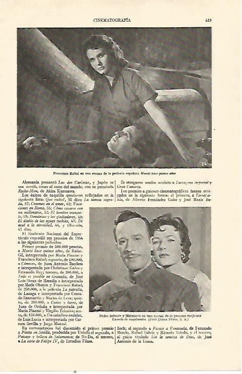 LAMINA ESPASA 21955: Francisco Rabal en Murio hace quince años