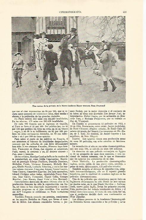 LAMINA ESPASA 21957: Escena de Beau Brummell