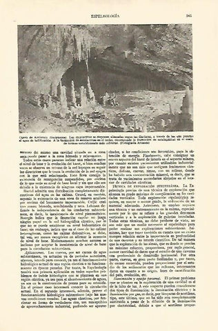 LAMINA ESPASA 21968: Cueva de Arrikrutz en Guipuzcoa