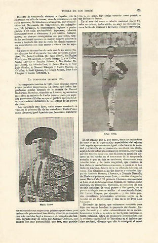 LAMINA ESPASA 21989: Cesar Giron y Mario Cabre