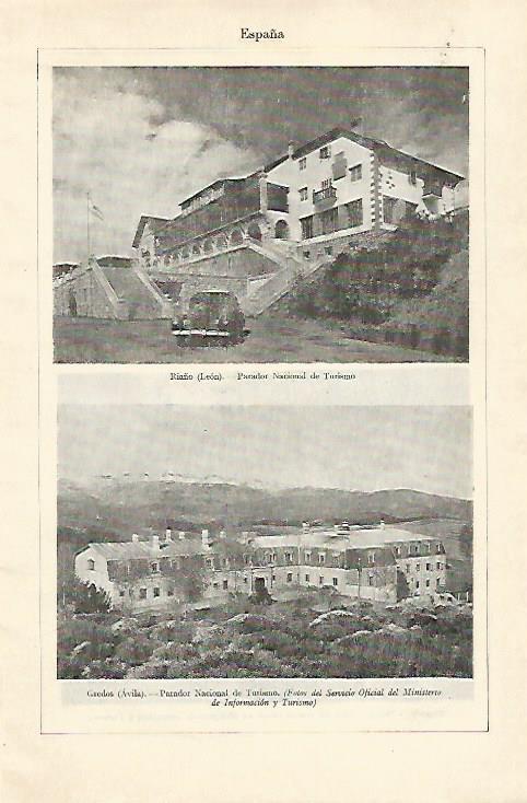 LAMINA ESPASA 22020: Paradores de Riaño y de Gredos