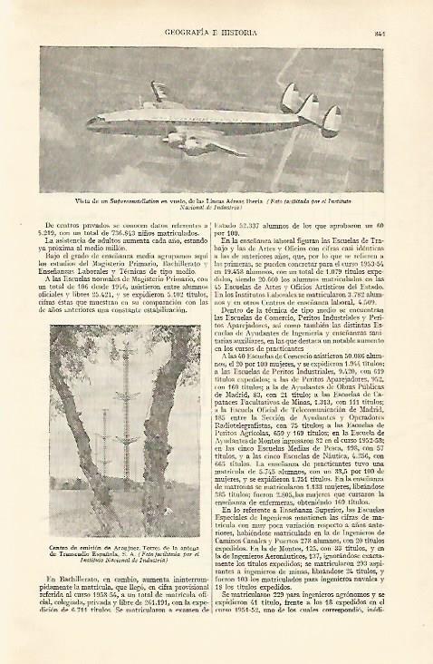 LAMINA ESPASA 22033: Avion Superconstellation 