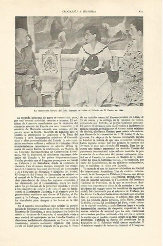 LAMINA ESPASA 22047: La emperatriz Soraya de Iran en El Pardo en 1953