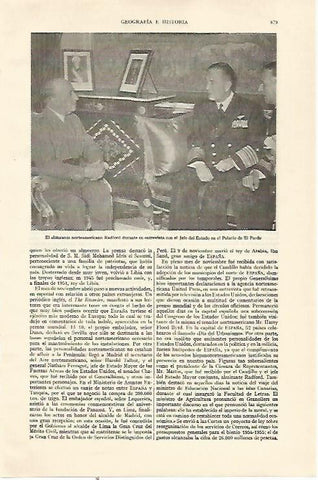 LAMINA ESPASA 22050: Franco y el almirante Radford