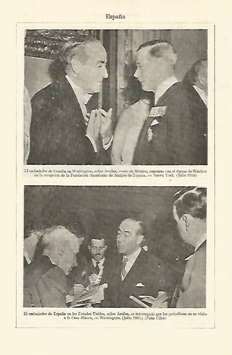LAMINA ESPASA 22061: El Duque de Windsor en Nueva York en 1954