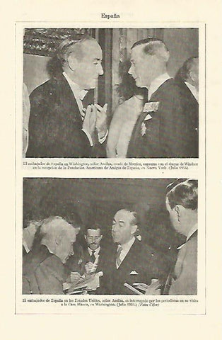 LAMINA ESPASA 22061: El Duque de Windsor en Nueva York en 1954
