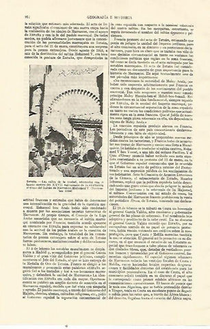 LAMINA ESPASA 22068: Calles de Tetuan Marruecos