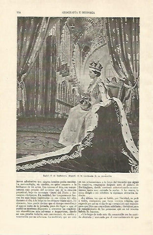 LAMINA ESPASA 22083: Isabel II de Inglaterra