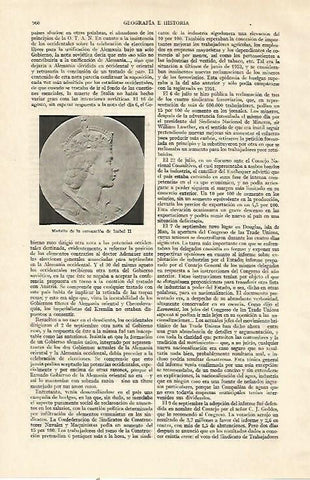 LAMINA ESPASA 22084: Medalla de la coronacion de Isabel II