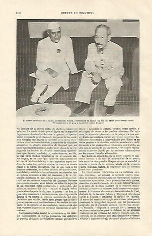 LAMINA ESPASA 22117: El ministro Nehru y Ho-Chi-Minh