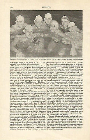 LAMINA ESPASA 22142: Equipo de España de waterpolo en 1953