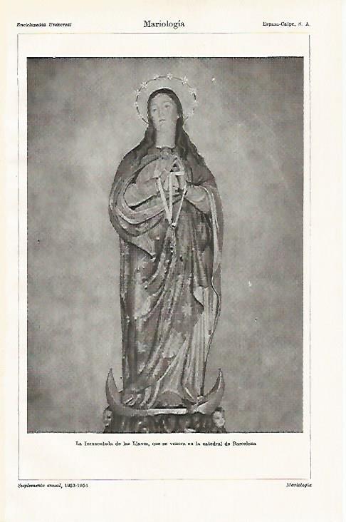 LAMINA ESPASA 22160: La Immaculada de las Llaves