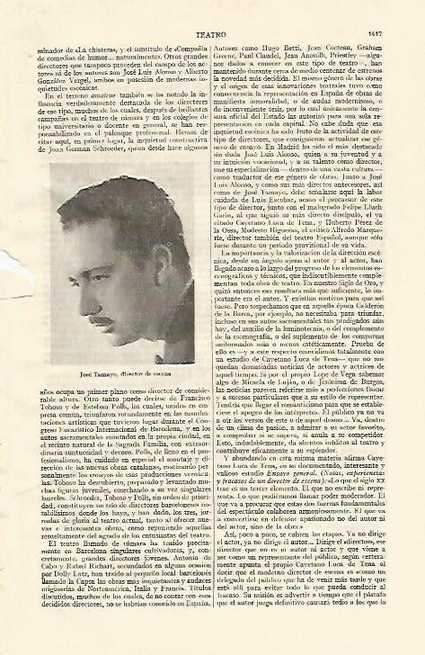 LAMINA ESPASA 22199: Jose Tamayo