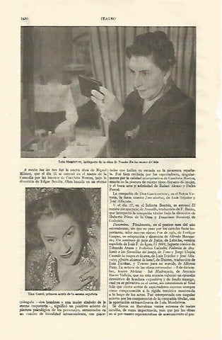 LAMINA ESPASA 22204: Lola Membrives y Tina Gasco