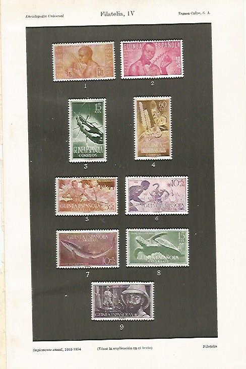 LAMINA ESPASA 22216: Sellos de Guinea