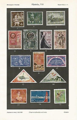 LAMINA ESPASA 22219: Sellos de Europa