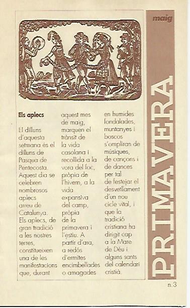 LIBRITO 7002: Els aplecs. Numero 3