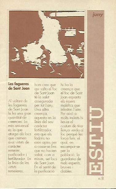 LIBRITO 7007: Les fogueres de Sant Joan. Numero 8