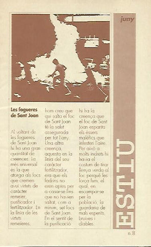 LIBRITO 7007: Les fogueres de Sant Joan. Numero 8