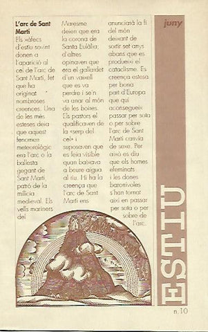 LIBRITO 7009: L arc de Sant Marti. Numero 10